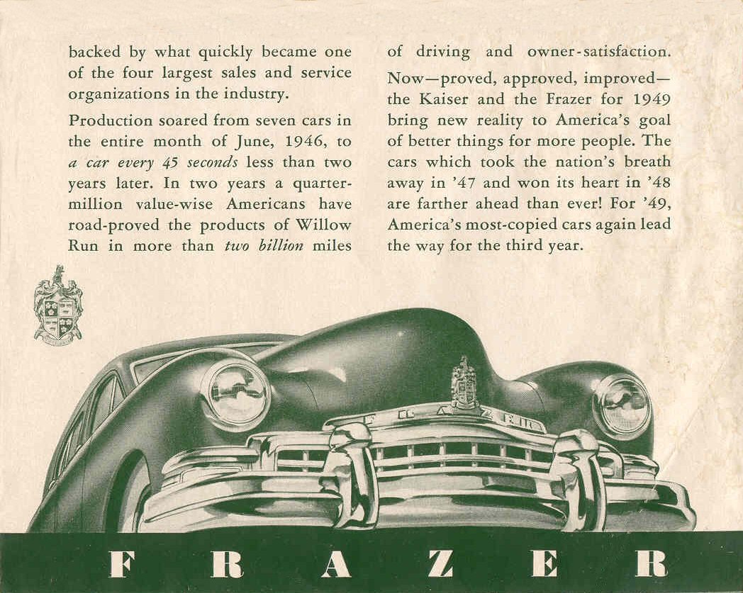 1949 Kaiser-Frazer Brochure Page 6